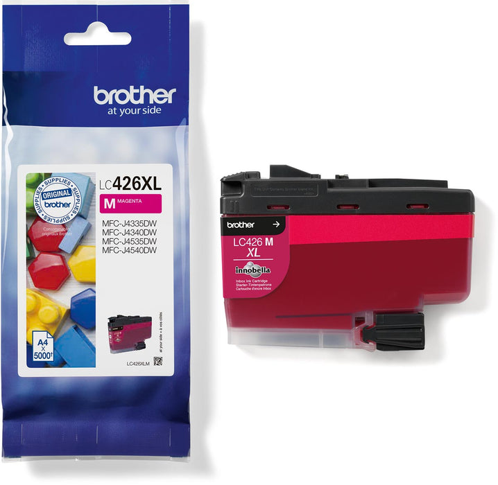 Brother inktcartridge, 5.000 pagina's, OEM LC-426XLM, magenta 5 stuks, OfficeTown