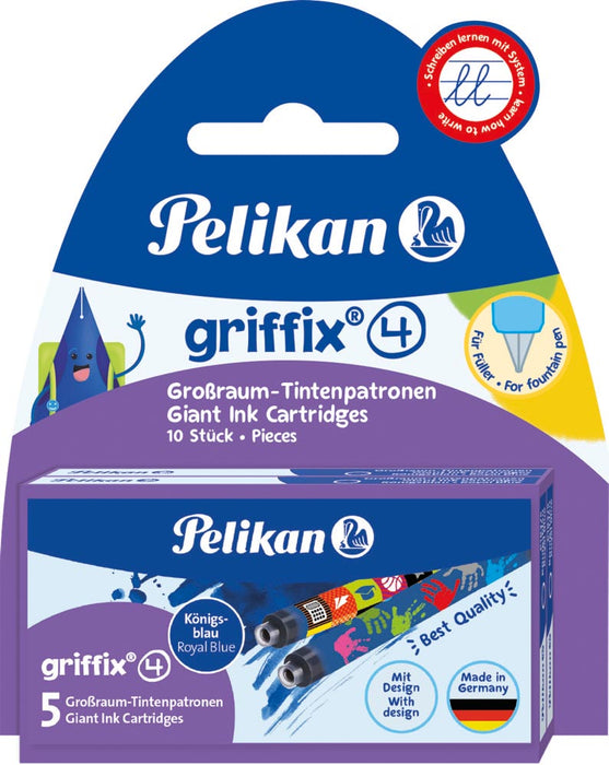 Pelikan Griffix inktpatronen, 2 blisterverpakkingen van 5 stuks