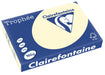 Clairefontaine Trophée Pastel, gekleurd papier, A3, 160 g, 250 vel, crème 4 stuks, OfficeTown