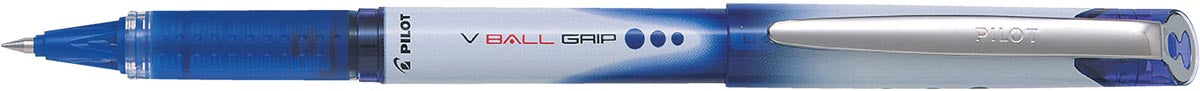 Roller V-BALL Grip, fijne punt 0,5 mm, blauw 12 stuks met ergonomische grip