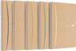 Oxford Touareg spiraalschrift, 180 bladzijden, ft A4, gelijnd, geassorteerde kleuren 5 stuks, OfficeTown