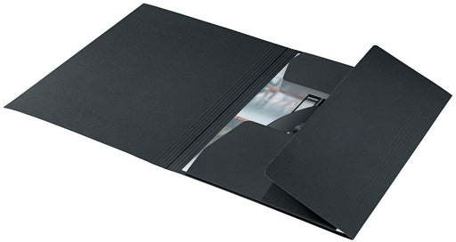 Leitz Recycle elastomap met 3 kleppen, uit karton, ft A4, zwart 10 stuks, OfficeTown