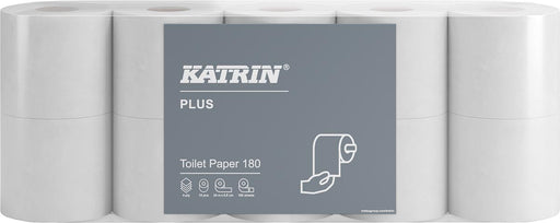 Katrin Plus toiletpapier, 4-laags, 180 vel per rol, pak van 10 rollen 7 stuks, OfficeTown