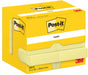 Post-It Notes, 100 vel, ft 38 x 51 mm, geel, pak van 12 blokken 24 stuks, OfficeTown