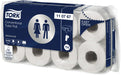 Tork toiletpapier Advanced, 2-laags, systeem T4, 250 vellen, pak van 8 rollen 8 stuks, OfficeTown