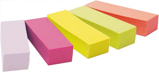 Post-it Notes Markers, ft 15 x 50 mm, geassorteerde kleuren, blister met 5 blokjes van 100 vel 12 stuks, OfficeTown