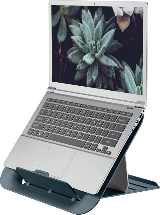 Laptopstandaard Leitz Ergo Cosy, in fluweel grijs