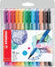 STABILO pointMax schrijfstift, 0,8 mm, etui van 12 stuks in geassorteerde kleuren 5 stuks, OfficeTown