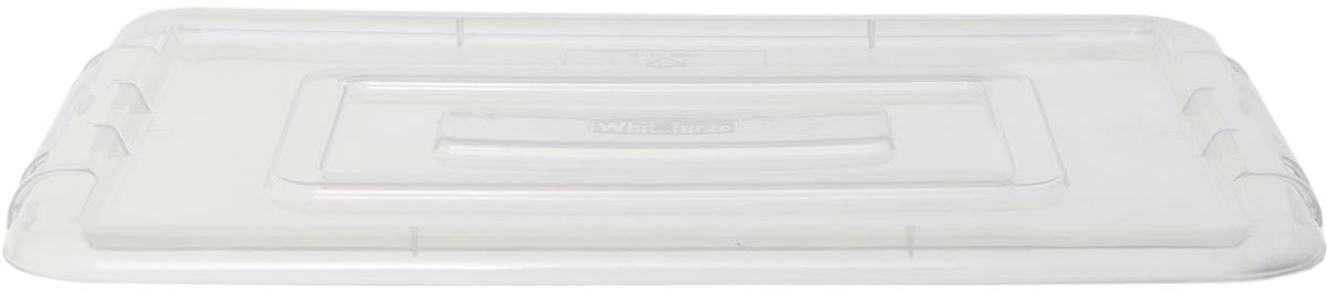 Whitefurze Stack & Store Medium deksel voor opbergdoos 32 liter, transparant - Sterke, transparante kunststof met deksel voor opbergdoos Stack & Store 32 liter