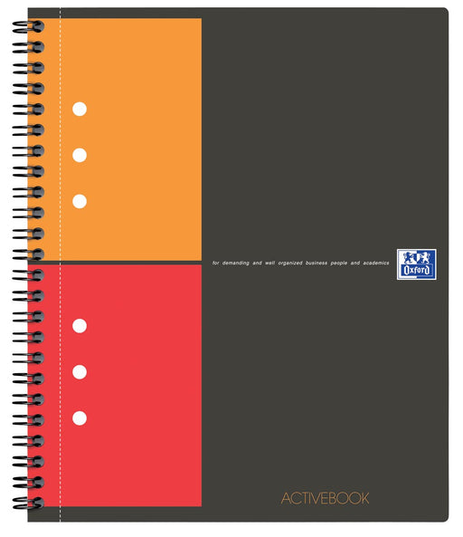 Oxford INTERNATIONAL activebook, 160 bladzijden, ft A4+, geruit 5 mm 5 stuks, OfficeTown