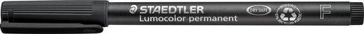 Staedtler Lumocolor 318, OHP-marker, permanent, 0,6 mm, zwart 10 stuks, OfficeTown