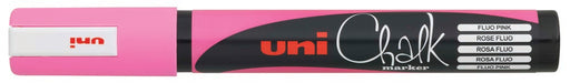Uni-ball Krijtmarker fluo roze, ronde punt van 1,8 - 2,5 mm 6 stuks, OfficeTown