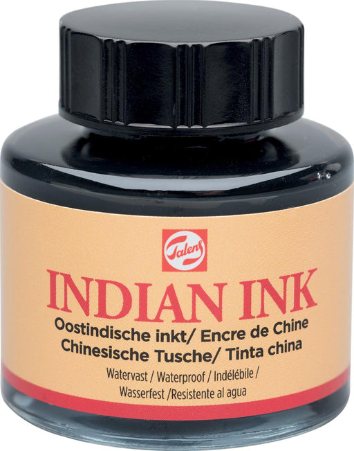 Talens Oostindische inkt, flesje van 30 ml, zwart 3 stuks, OfficeTown