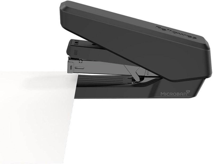 Fellowes nietmachine LX870 EasyPress met Microban, volledige strip, 40 vellen, zwart met antibacteriële technologie