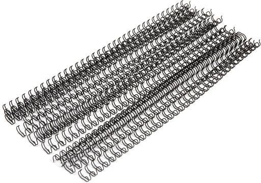 Pergamy draadruggen, pak van 100 stuks, 14,3 mm, zwart 10 stuks, OfficeTown