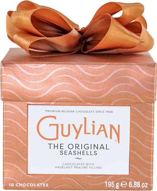 Guylian zeevruchten chocolade Golden Cubo Box, doos van 195 g 6 stuks, OfficeTown