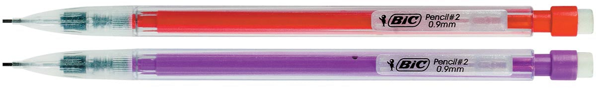 Bic Vulpotlood BicMatic Strong 12 stuks met 0,9 mm Potloodstift