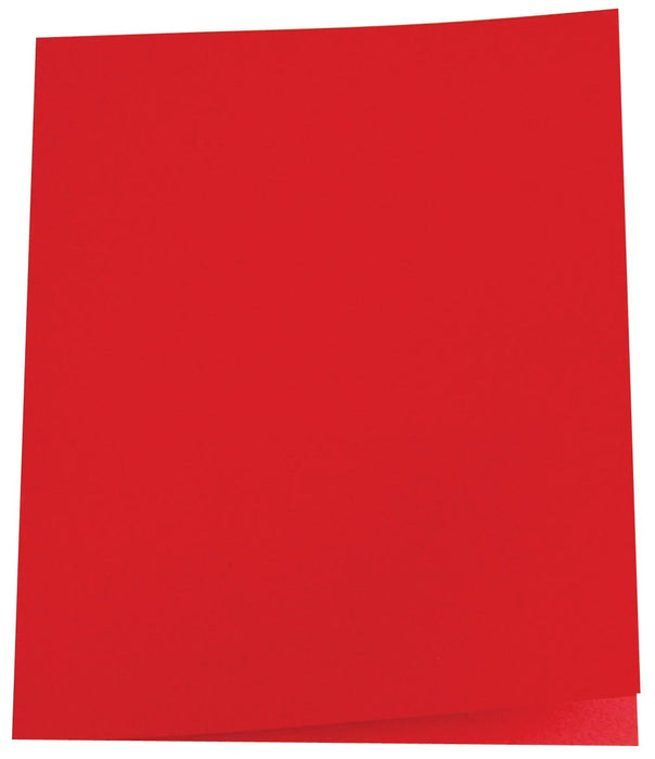 Dossiermap Pergamy rood, pak van 100 stuks