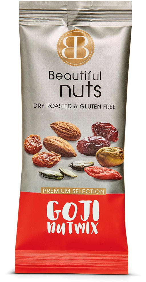 Beautiful Nuts noten, zakje van 50 g, Goji Mix 16 stuks, OfficeTown