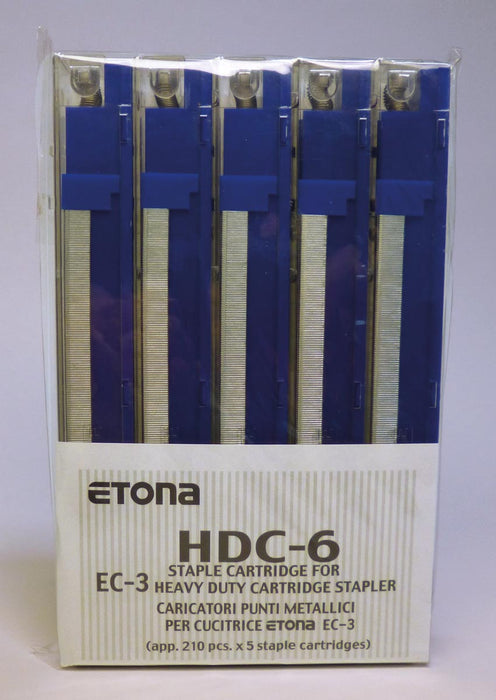 Etona nietjespatroon voor EC-3, capaciteit 1 - 25 vellen, verpakking van 5 stuks