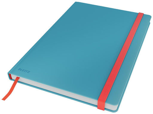 Leitz Cosy notitieboek met harde kaft, voor ft B5, geruit, blauw 5 stuks, OfficeTown