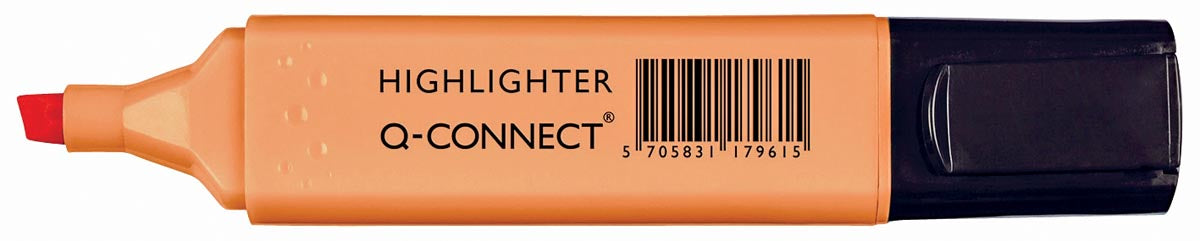 Q-CONNECT markeerstift pastel, oranje