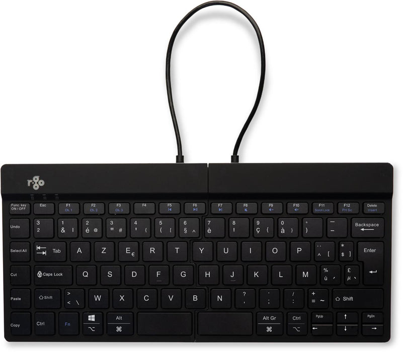 R-Go Split Break ergonomisch Bluetooth toetsenbord, azerty, zwart R-Go tools