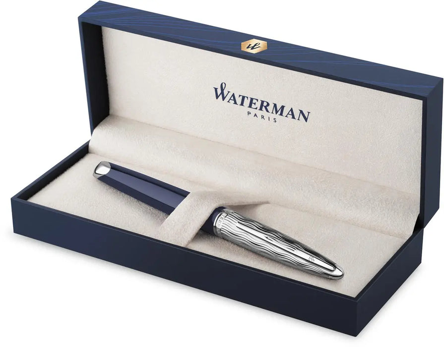 Waterman vulpen Carène 22, medium, in giftbox, Blauw CT