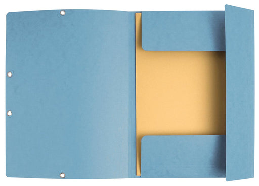 Exacompta elastomap, 3 kleppen, ft A4, geassorteerde     kleuren, pak van 10 5 stuks, OfficeTown