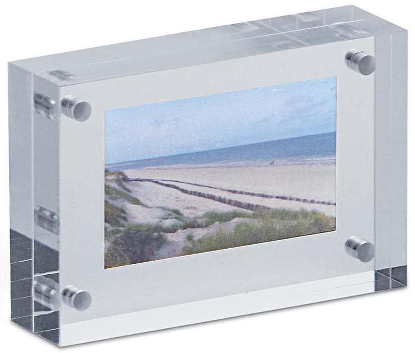 MAUL acryl fotolijst met magnetische hoekverbinding 7.5x5x2cm