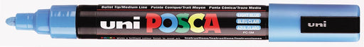 uni-ball Paint Marker op waterbasis Posca PC-5M lichtblauw 6 stuks, OfficeTown