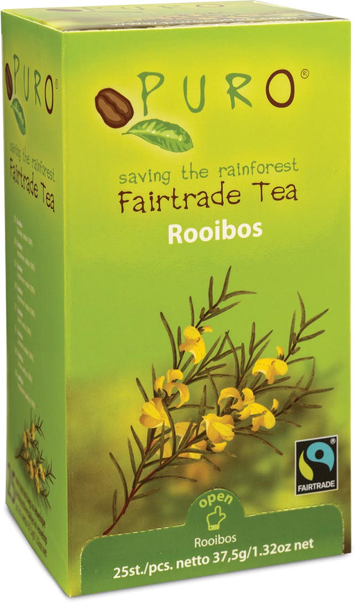 Puro thee, rooibos, fairtrade, pak van 25 zakjes 6 stuks, OfficeTown