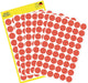 Avery Ronde etiketten diameter 12 mm, rood, 270 stuks 10 stuks, OfficeTown