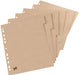 OXFORD Touareg tabbladen, formaat A4, uit karton, onbedrukt, 11-gaatsperforatie, 5 tabs 20 stuks, OfficeTown