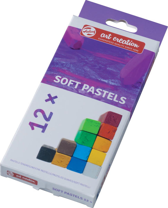 Talens Art Creation softpastels, set van 12 stuks in diverse kleuren