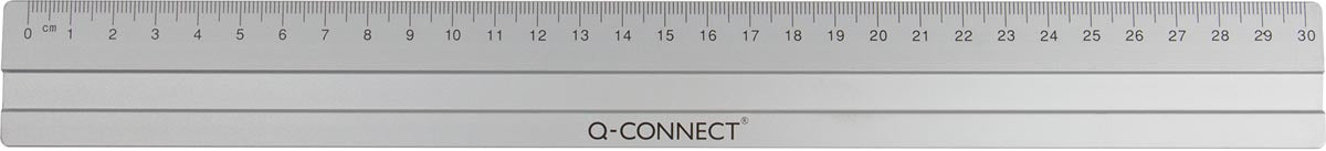 Q-CONNECT meetlat, aluminium, 30 cm 10 stuks, OfficeTown