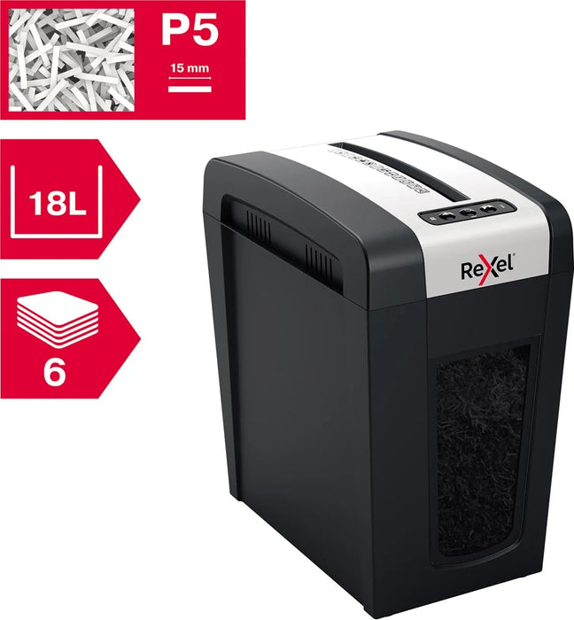 Rexel Secure papiervernietiger MC6-SL 1 stuks, OfficeTown