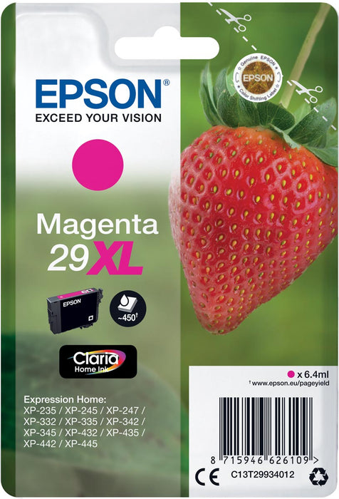Epson inktcartridge 29XL magenta - Geschikt voor XP/235/332/335/432/435