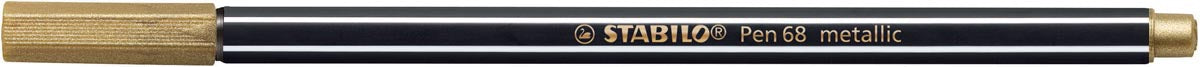 STABILO Pen 68 metallic viltstift, goud 10 stuks