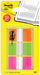 Post-it Index standaard, ft 25,4 x 43,2 mm, blister met 3 kleuren, 20 tabs per kleur 6 stuks, OfficeTown