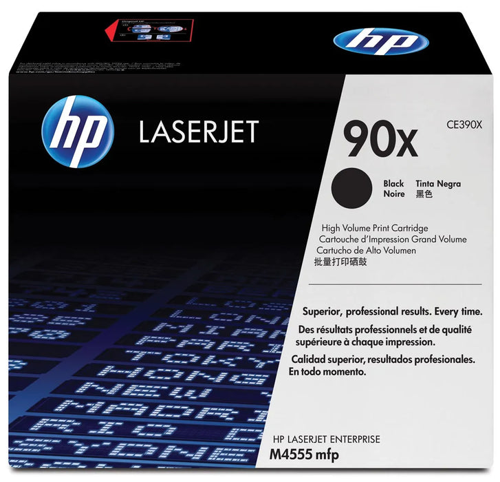 HP toner 90X, 24 000 pagina's, OEM CE390X, zwart