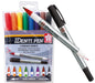 Sakura merkstift IDenti-Pen, etui van 8 stuks in geassorteerde kleuren 6 stuks, OfficeTown