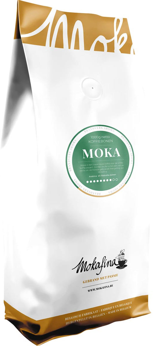 Mokafina Moka koffiebonen, 1 kg 8 stuks, OfficeTown