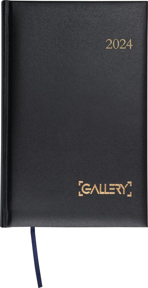 Gallery agenda, Businesstimer, 2024, zwart 30 stuks, OfficeTown