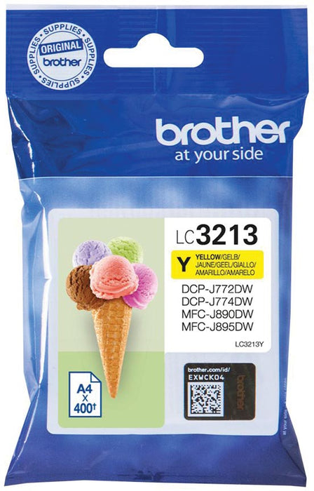 Brother inktcartridge, 400 pagina's, OEM LC-3213Y, geel 5 stuks, OfficeTown