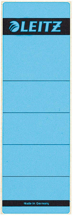 Leitz rugetiketten ft 6,1 x 19,1 cm, blauw 10 stuks, OfficeTown