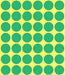 Avery Ronde etiketten diameter 18 mm, groen, 1.056 stuks 10 stuks, OfficeTown