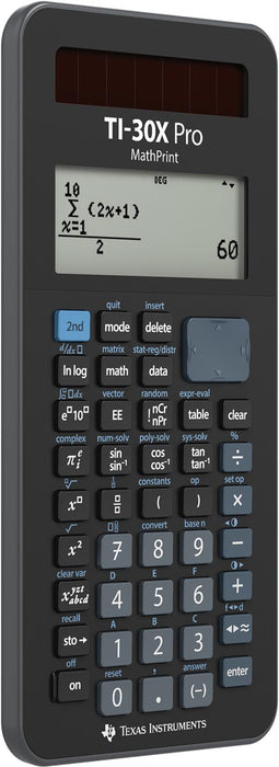 Texas wetenschappelijke rekenmachine TI-30X Pro MathPrint, in een kartonnen doosje 10 stuks, OfficeTown