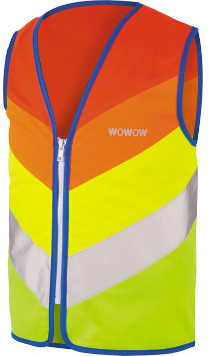 Wowow Regenboog Jas met reflecterend vest, L (kind)