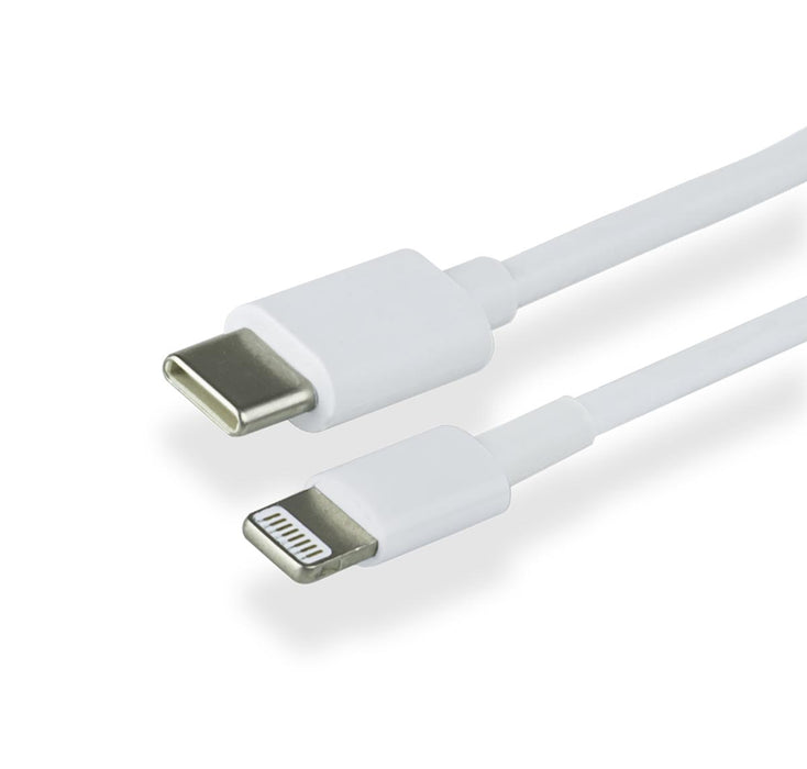 Groenmuis Lightning USB-C kabel, USB-C naar 8-pins, 2 m, wit